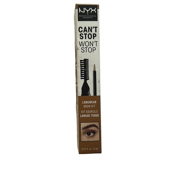 NYX Professional Makeup Can't Stop Won't Stop Longwear Brow Kit in Blonde - Picture 1 of 6